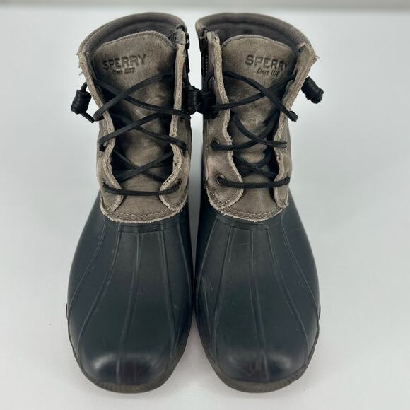 Sperry Women's Saltwater Emboss Duck Boots, Size 7 - Picture 1 of 13